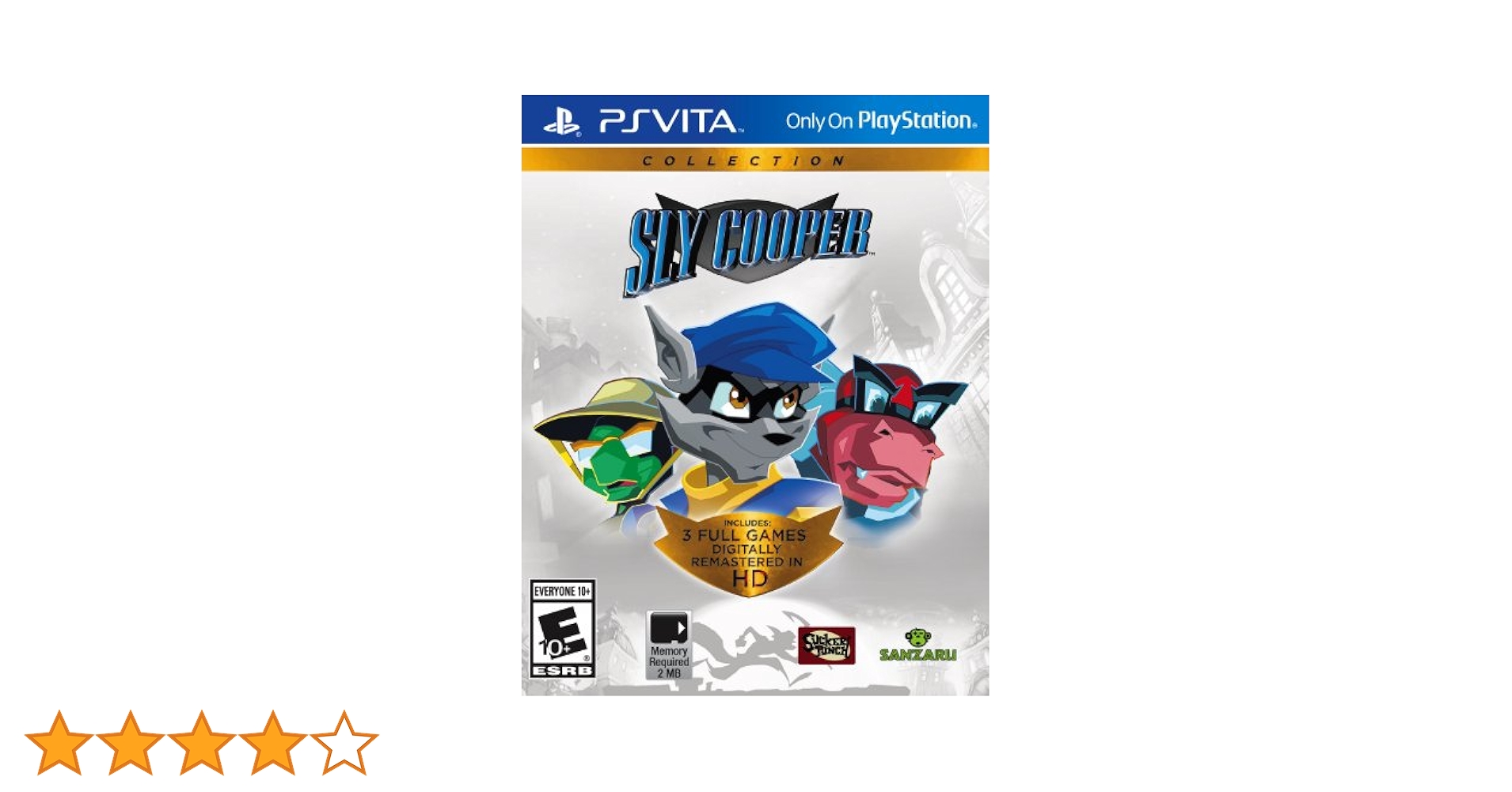 ★海外版・アジア版★PSV★ スライ・クーパー コレクション 英語 新品 海外版・アジア版 PSV Sly Cooper Collection スライ・クーパー